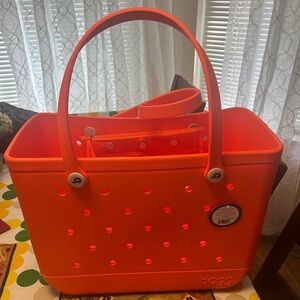 Brand New Original Bogg® Bag - ORANGE you glad 19"x15"x9.5"